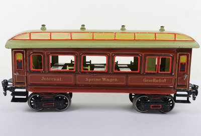 Rare Marklin gauge I 1842 Speise Wagen (Dining car), 32cm