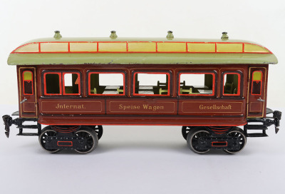 Rare Marklin gauge I 1842 Speise Wagen (Dining car), 32cm - 3