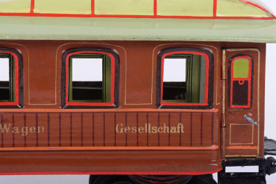 Rare Marklin gauge I 1843 Schlaf Wagen (Sleeping car), 32cm - 2