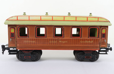 Rare Marklin gauge I 1843 Schlaf Wagen (Sleeping car), 32cm - 4