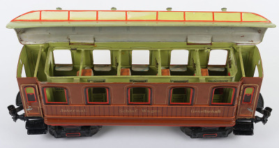 Rare Marklin gauge I 1843 Schlaf Wagen (Sleeping car), 32cm - 7