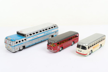 Daishin Japan Greyhound Scenic Cruiser Tinplate Coach