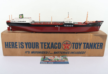 A boxed Battery operated Texaco North Dakota Tanker by AMF Wen-Mac, 1961