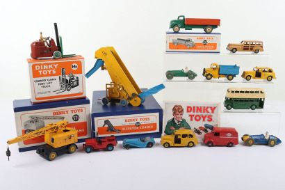 Collection of various Dinky toys