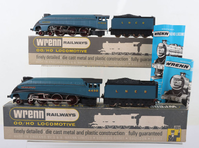 Wrenn two boxed 4-6-2 A4 LNER Streamlined locomotives
