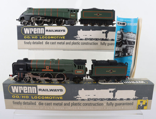 Wrenn two boxed 4-6-2 locomotives