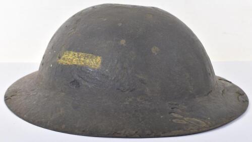 WW1 British Other Ranks 1st Pattern Steel Combat Helmet with Regimental Markings