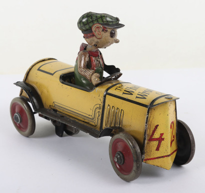 Distler 542 tinplate clockwork &lsquo;The What&rsquo;s Wrong Car&rsquo;, 1930s