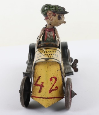 Distler 542 tinplate clockwork &lsquo;The What&rsquo;s Wrong Car&rsquo;, 1930s - 2