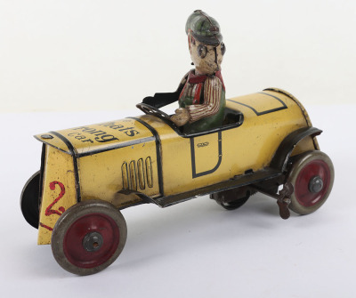 Distler 542 tinplate clockwork &lsquo;The What&rsquo;s Wrong Car&rsquo;, 1930s - 3