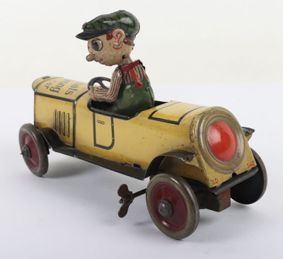 Distler 542 tinplate clockwork &lsquo;The What&rsquo;s Wrong Car&rsquo;, 1930s - 4