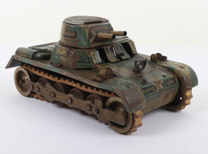 Gama pre-war tinplate clockwork No.60 tank