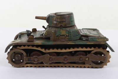 Gama pre-war tinplate clockwork No.60 tank - 4