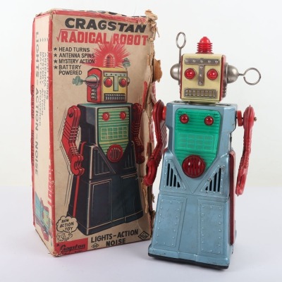Boxed KO (Yoshiya) for Cragstan tinplate battery operated Radical Robot