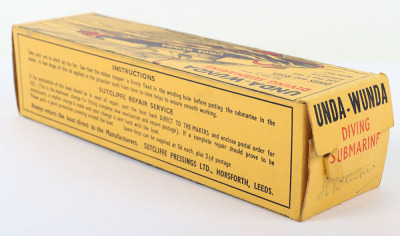 Boxed Sutcliffe Unda-Wunda diving Submarine - 5
