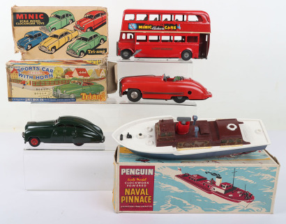 Post-War Tri-ang Minic London Double Deck Bus