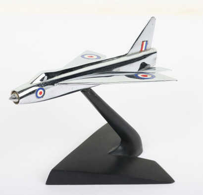 Desk Model of an English Electric Lightning British fighter aircraf