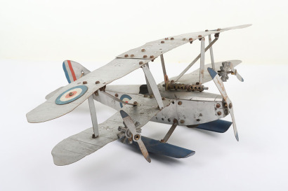 Meccano Bi-Plane Model Seaplane