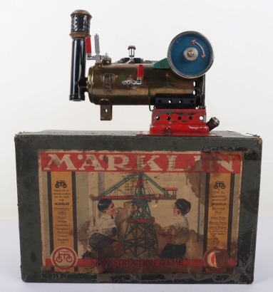 Boxed Marklin (Germany) Small Construction live steam Traction Engine