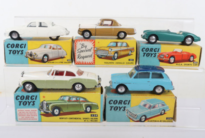 Five Vintage Boxed Corgi Toys
