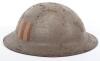 WW1 Royal Naval Division Marked Brodie Steel Helmet - 4