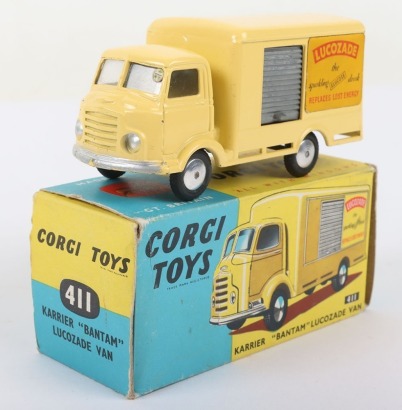 Vintage Corgi Toys 411 Karrier &ldquo;Bantam&rdquo; Lucozade Van