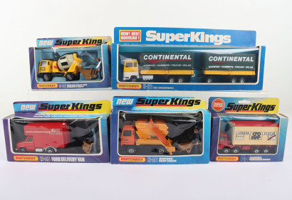 Five Boxed Matchbox Superkings