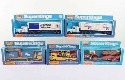 Five Boxed Matchbox Superkings