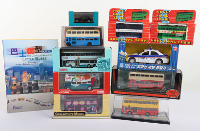 Eight Hong Kong Tram & Bus Models