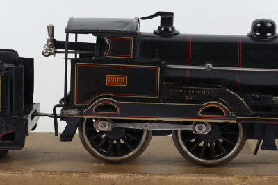 Bing for Bassett-Lowke 0 gauge clockwork 4-4-0 George the Fifth locomotive and tender - 2