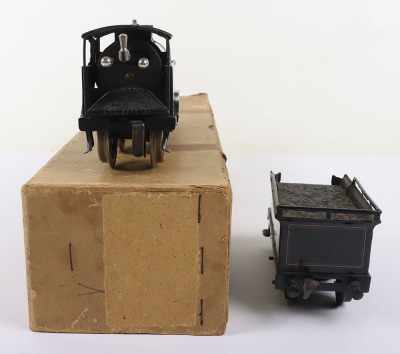 Bing for Bassett-Lowke 0 gauge clockwork 4-4-0 George the Fifth locomotive and tender - 6