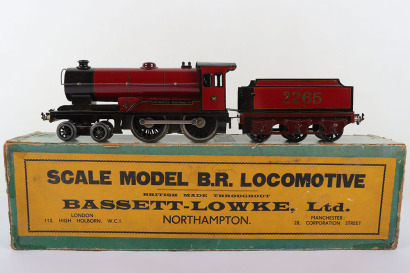 Bassett-Lowke 0 gauge electric 4-4-0 Princess Elizabeth locomotive and tender