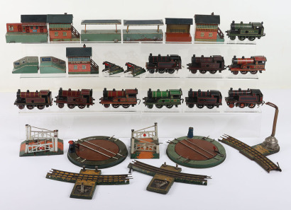 Large collection of Bing small gauge Table Top Railway, circa 1930