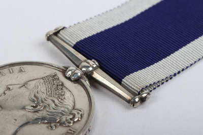 Scarce Engraved Naming Victorian Royal Navy Long Service and Good Conduct Medal, HMS Impregnable - 3