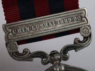 An Indian General Service Medal to the 28th (Pioneer) Regiment Bombay Infantry for the Chin Lushai Campaign - 3