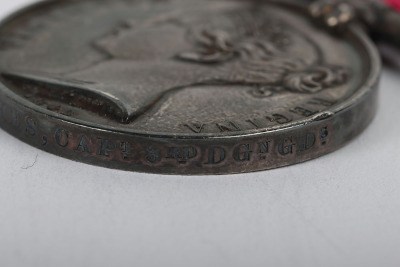Military General Service Medal for the Battle of Talavera to a Captain in the 3rd Dragoon Guards - 5