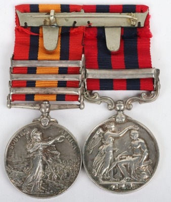 Victorian Pair of Medals to the Leicestershire Regiment - 2