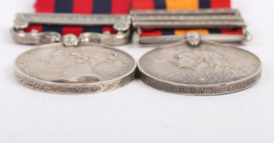 Victorian Pair of Medals to the Leicestershire Regiment - 4