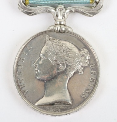 Crimea Medal to a Recipient in the 8th (Kings Royal Irish) Hussars Who Was Later Discharged Medically Unfit Due to Pulmonary Consumption - 2