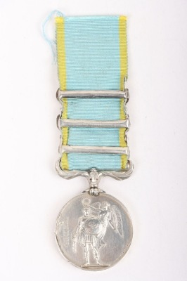 Crimea Campaign Medal to a Recipient in the 49th (Princess Charlotte of Wales&rsquo;s) (Hertfordshire Regiment) Who Was Killed in Action in the Attack on the Quarries at Sebastopol - 2