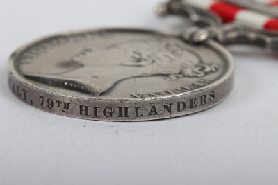 An Interesting Indian Mutiny Medal to a Recipient in the 79th Highlanders Who Was Court Martialled 3 Times During his 21 Years Service and on One Occasion Was Marked with the Letter D - 5