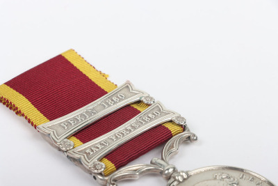 An Impressive Two Clasp Medal for the Second China War to an Ensign in the 67th (South Hampshire) Regiment Who Retired as a Lieutenant Colonel, Accompanied by a Number of Original Documents - 3