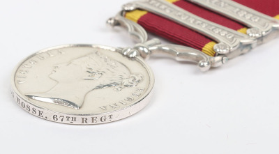 An Impressive Two Clasp Medal for the Second China War to an Ensign in the 67th (South Hampshire) Regiment Who Retired as a Lieutenant Colonel, Accompanied by a Number of Original Documents - 5