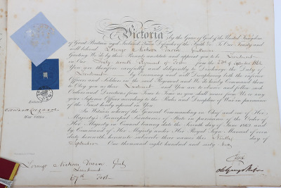 An Impressive Two Clasp Medal for the Second China War to an Ensign in the 67th (South Hampshire) Regiment Who Retired as a Lieutenant Colonel, Accompanied by a Number of Original Documents - 8