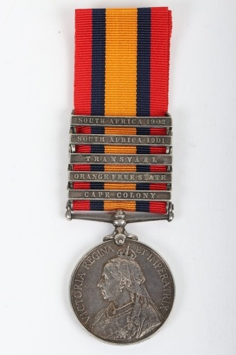 Queens South Africa Medal to the 62nd (Middlesex) Company Imperial Yeomanry