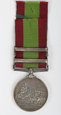 Afghanistan 1878-80 Medal to a Drummer in the 15th (Bengal) Regiment of Native Infantry - 2