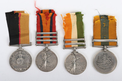 Victorian Campaign Medal Group of Four to a Recipient in the Northumberland Fusiliers who had the Misfortune to be Taken Prisoner of War and Later Died of Disease During the Second Boer War - 2