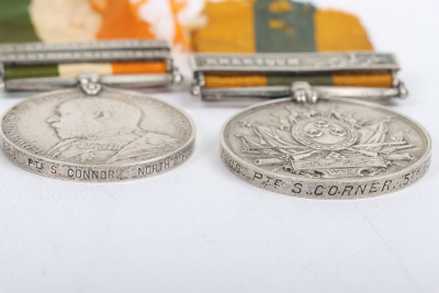 Victorian Campaign Medal Group of Four to a Recipient in the Northumberland Fusiliers who had the Misfortune to be Taken Prisoner of War and Later Died of Disease During the Second Boer War - 6
