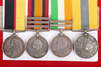 Campaign Group of Four Medals to the Rifle Brigade for Service in the Sudan and in the Second Boer War When the Recipient was Dangerously Wounded - 2