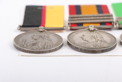 Campaign Group of Four Medals to the Rifle Brigade for Service in the Sudan and in the Second Boer War When the Recipient was Dangerously Wounded - 4